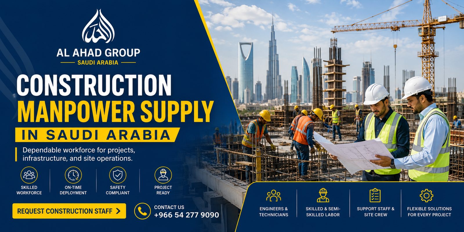 Construction Helpers and Skilled Trade Workers Supply in Jeddah hero banner