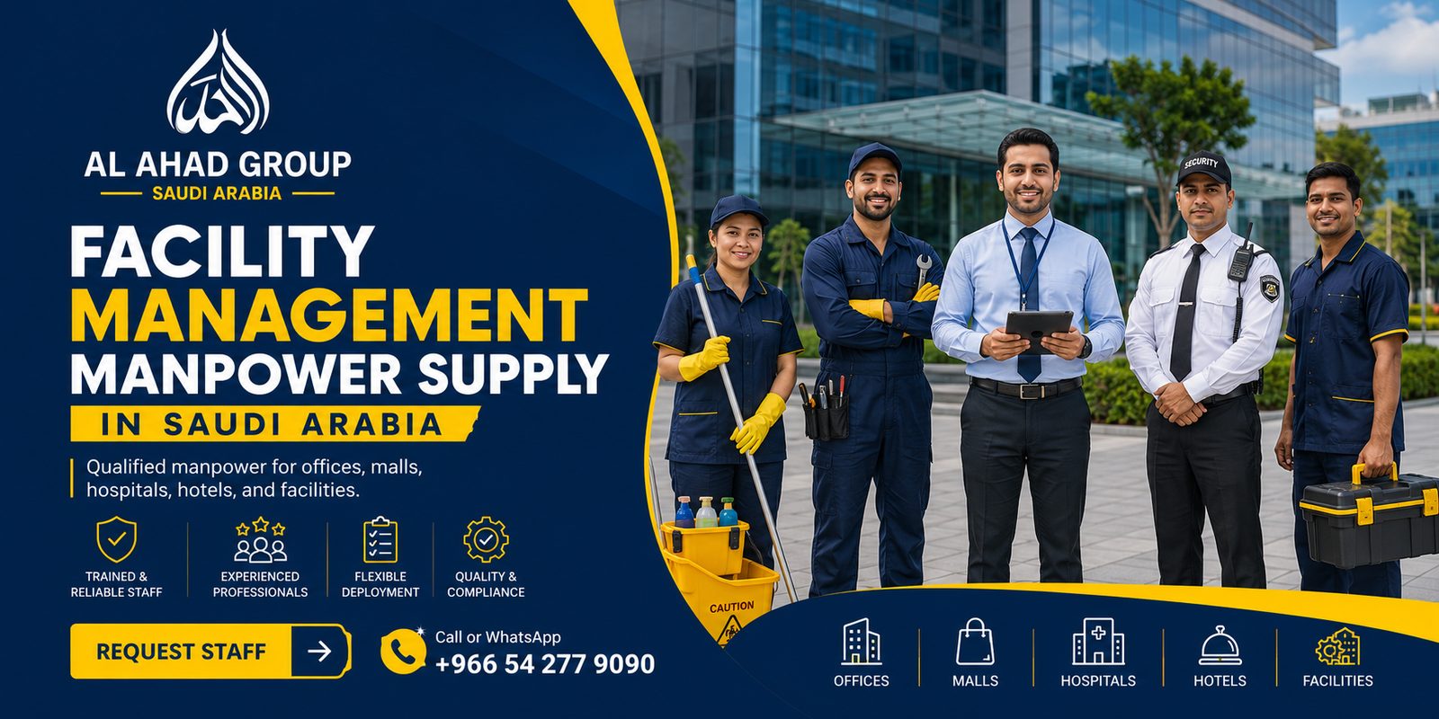 Facility Management Manpower Supply in Jeddah hero banner