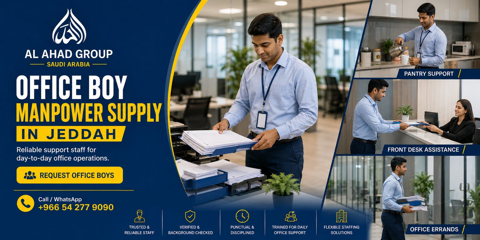 Office Boy and Tea Boy Manpower Supply in Jeddah hero banner