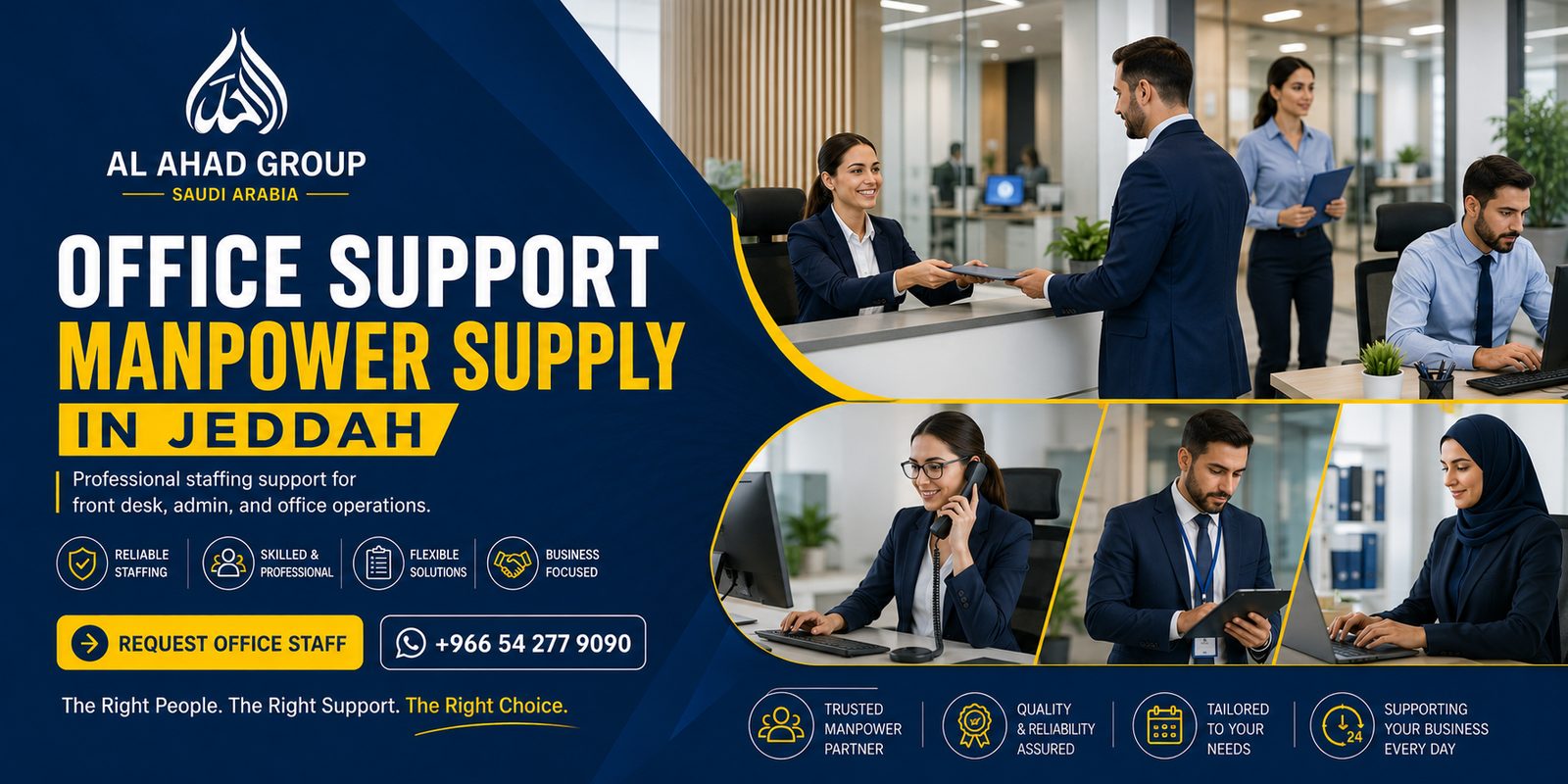 Contact Jeddah Manpower Supply Support hero banner