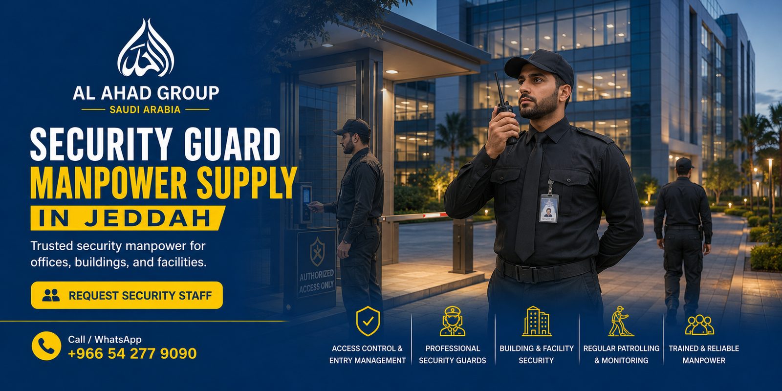 Security Guards Manpower Jeddah: Staffing Tips for Commercial and… hero banner