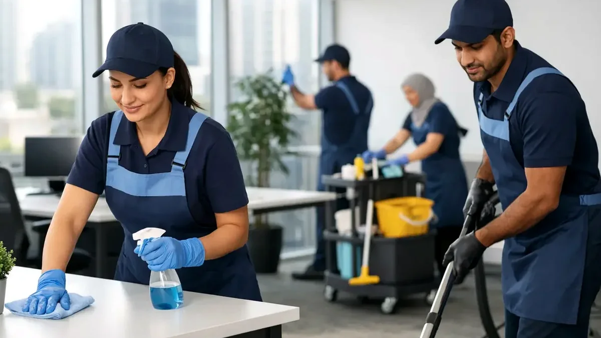 Commercial Cleaning Manpower Jeddah Case Study